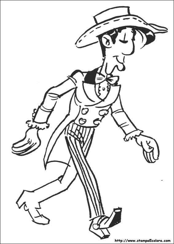 Disegni Lucky Luke